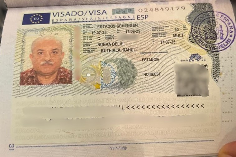 Rahul Kuthiala Visa